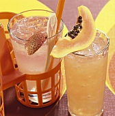 Fruity cocktails: Lychee Collins and Rumours