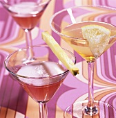 Cocktails mit Wodka: French Martini und Lemon Drop Martini