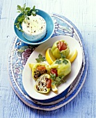 Peppers stuffed with rice and currants (Turkey)