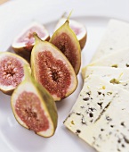 Blue cheese with figs