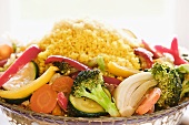 Couscous with saffron and vegetables