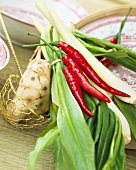 Soup vegetables and spices (Tom-Yum mix) from Thailand