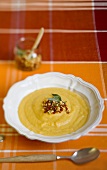 Cream of swede soup with gremolata