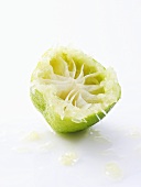 Squeezed lime half