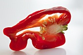 Slice of red pepper