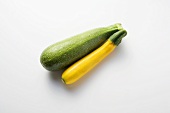 Courgettes, green and yellow