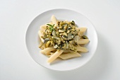 Penne with herb olive oil