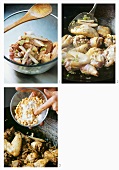 Hähnchen mit Zitronengras & Erdnüssen zubereiten (Vietnam)