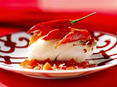 Cod with tomato and chilli confit