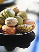 Coloured macarons (small French cakes)
