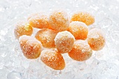 Frozen carrot balls