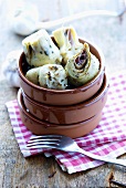 Pickled artichokes