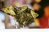 Corn parcels in a Malaysian street kitchen