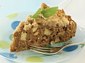 Apple cake with coconut