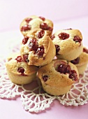 Almond buns with redcurrants