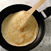 Frying a pancake