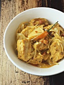 Hot and sour pork curry (India)