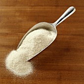Kamut flour in scoop
