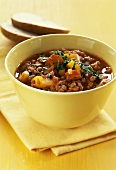 Lentil and tomato stew