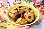 Chicken breasts with pineapple