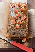 Carrot and poppy seed loaf