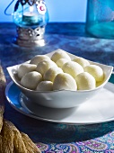 Rasgulla (Sweet cheese balls, India)