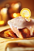 Iced lemon cake