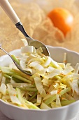 Cabbage salad with orange dressing