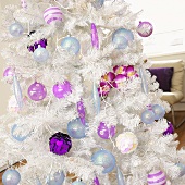 An artificial Christmas tree