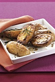 Roast potatoes with caraway and rosemary