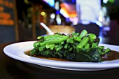 Broccoli rabe with soy sauce (China)