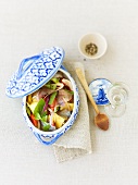 Thai matjes herring salad