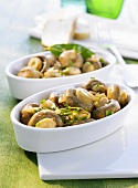 Greek-style mushrooms