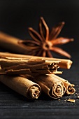 Cinnamon sticks and star anise