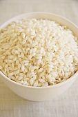 Risotto rice in a bowl