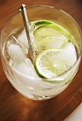 Ginger gin and tonic