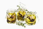 Ceps preserved in grape seed oil with thyme