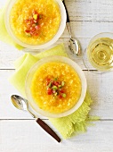 Gazpacho with tomatoes and fennel