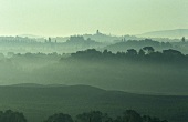 Piedmont in mist, Italy