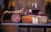Brunello di Montalcino with pecorino & sausage specialities