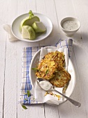 Kohlrabi and potato cakes