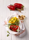 Peppers filled with sheeps' cheese