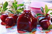 Home-made plum ketchup