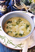 Fish soup with dill