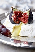 Camembert with fig