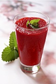 Frozen strawberry drink