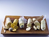 Various sorts of herb and spice butter