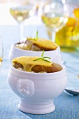 Onion soup with cheese croute