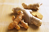 Ginger root and turmeric root