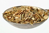 Dried Goat's rue on a spoon